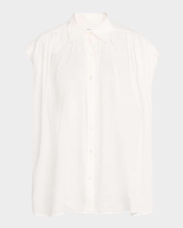 Nessa Button-Front Top